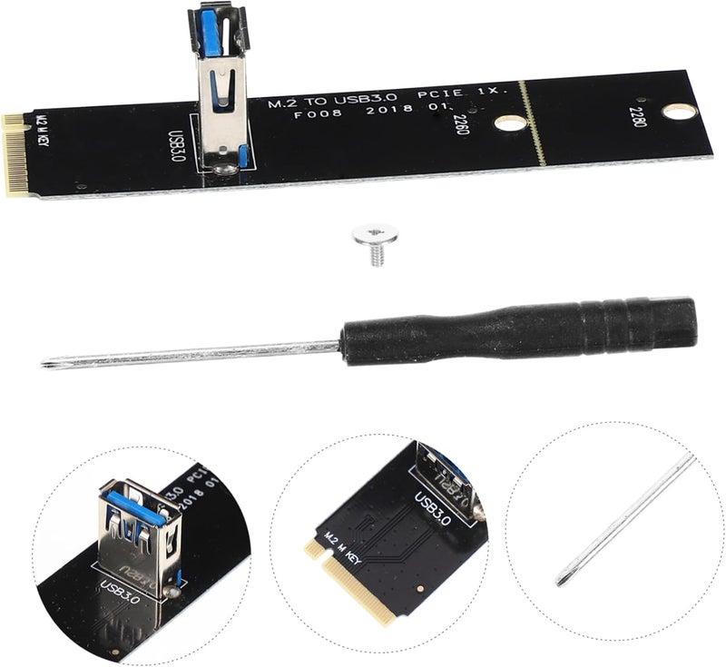 بطاقات توسعة USB من SECFOU 4 قطع إلى محول USB لتحسين الاتصال والأداء نقل بيانات عالي السرعة لأجهزة الكمبيوتر المكتبية و - Image 2
