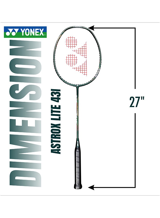 Yonex Graphite Badminton Racquet Astrox Lite 43I with Full Cover – Lightweight High-Power Frame for Fast Smashes, Control and All-Round Performance Play - Image 4