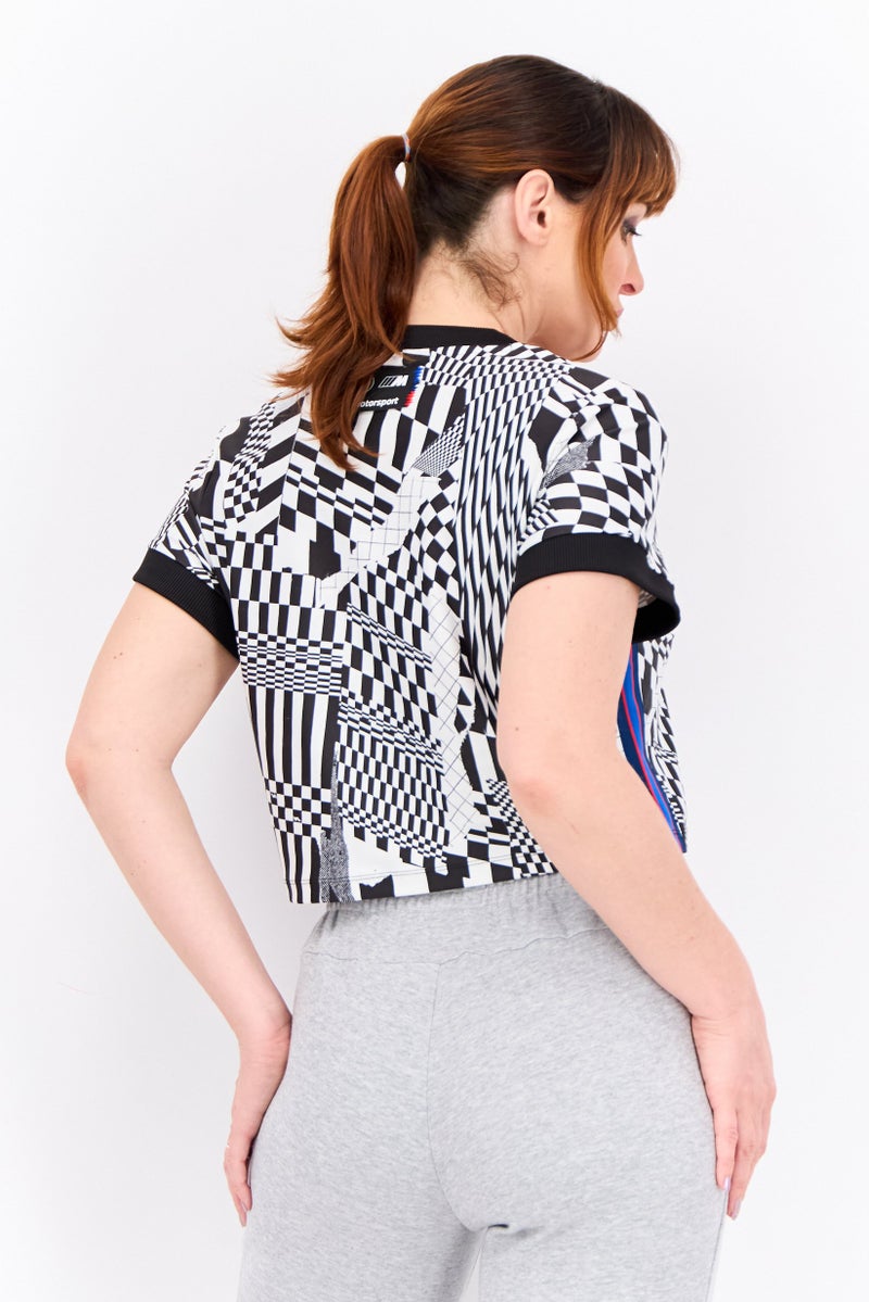 PUMA بومّا × بي إم دبليو سبورت موتورسبورت ملابس رياضية نسائية مناسبة في الهواء الطلق، أبيض - Image 3