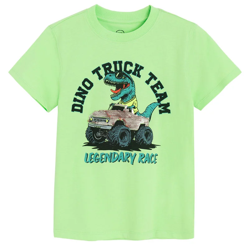 Cool Club GREEN COTTON T-SHIRT S/S