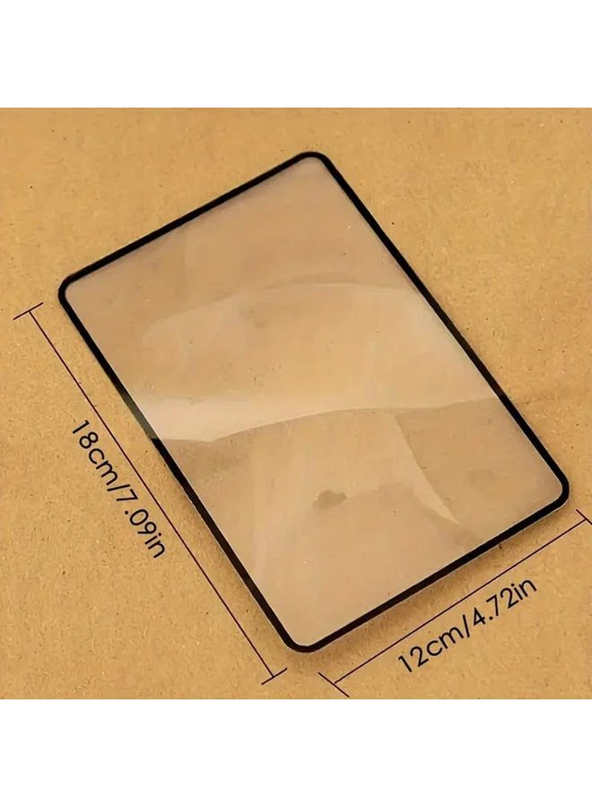1pc Ultra Thin 3X Magnifying Glass Card For Reading Small Text Maps And Books - Image 4