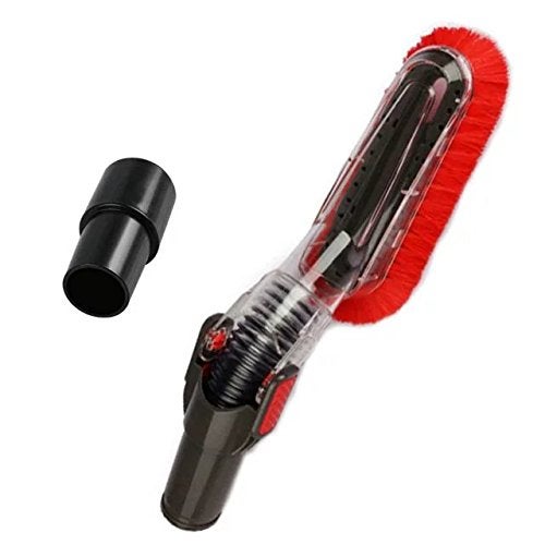 GIBTOOL Flexible Soft Vacuum Accessories and Attachments Dusting Brush 35mm32mm Adapter Perfect for Cleaning Furniture  Ceiling Vacuum Cleaner Attachments for 114 or 138 Standard Hose