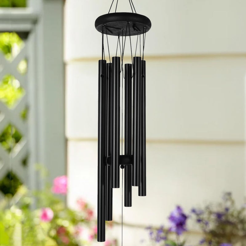 Ekhasa Positive Energy Aluminium Wind Chimes for Home Balcony Outdoor Garden Decoration Windchimes Bells for Vastu Feng Shui Serene Music Sound Positive Vibes Deep Tone Windchime for Gift - Image 1