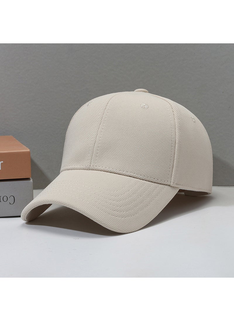 Generic Spring Autumn Casual Baseball Cap Unisex Plain Adjustable Wine red  - Image 2