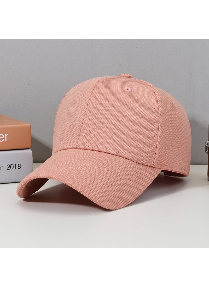Generic Spring Autumn Casual Baseball Cap Unisex Plain Adjustable Wine red  - Image 5