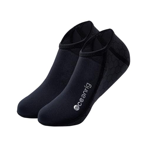 nitescuba Diving Socks,2.5mm Neoprene Wetsuit Beach Volleyball Fin Water Socks for Snorkeling Surfing Swimming,Black,L - Image 1