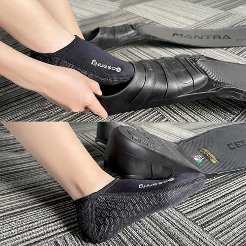 nitescuba Diving Socks,2.5mm Neoprene Wetsuit Beach Volleyball Fin Water Socks for Snorkeling Surfing Swimming,Black,L - Image 5