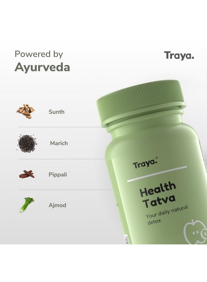 Traya Gut Health Combo Tablets, Immunity & Metabolism Boosters Tablets, Digestive Enzymes, Stress Relief, Acidity Remedies, Gutt Shuddhi (30 Tablets) + Health Tatva (60 Tablets) - Image 4