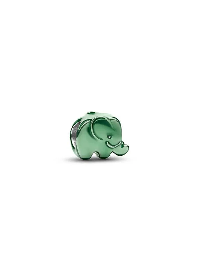Green Elephant Mini Charm