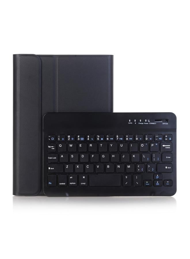 جرين تايجر A05 Bluetooth 3.0 حافظة جلدية لجهاز iPad mini 5 مع حامل أسود رفيع للغاية ولوحة مفاتيح بلوتوث قابلة للفصل - Image 1