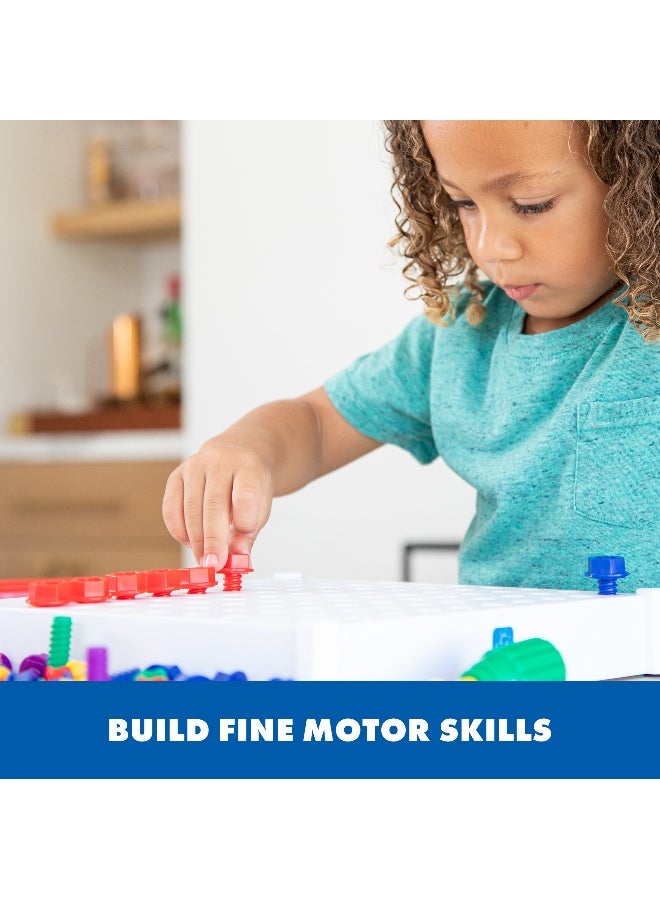Learning Resources Design & Drill Activity Centre (120-Piece, Power Drill & Bolts, Ages 3+) - Image 3