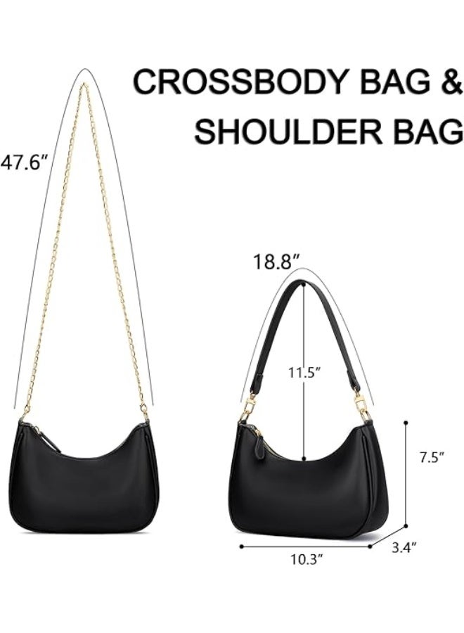 KKXIU women's shoulder bag cute retro handbag underarm wallet - Image 5