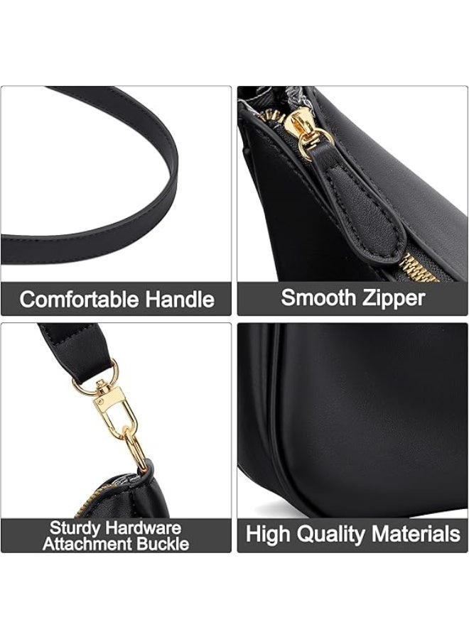 KKXIU women's shoulder bag cute retro handbag underarm wallet - Image 3