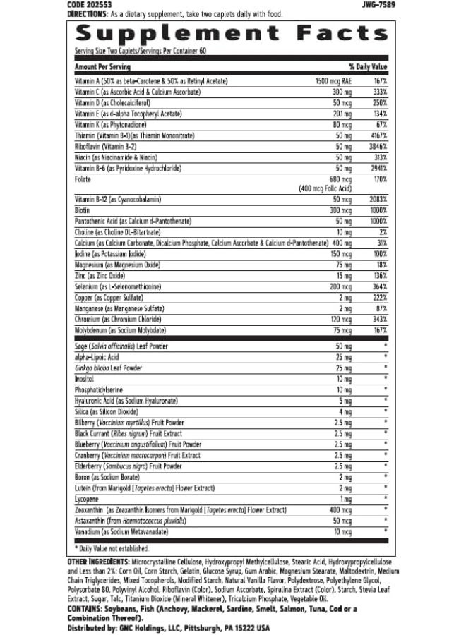 GNC Women'S Multivitamin 50 Plus - Image 2