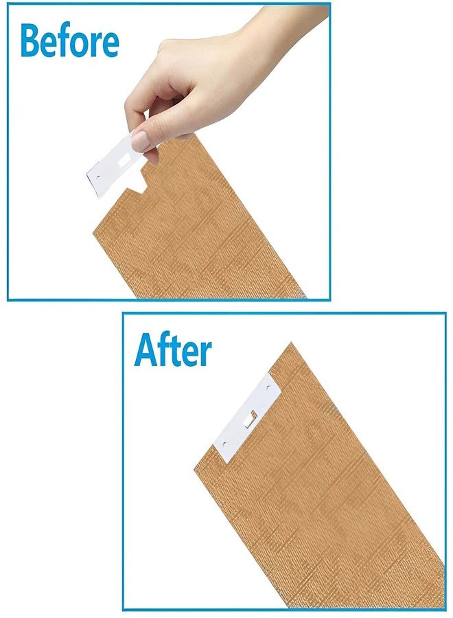 AccEncyc 20 PCs Vertical Blind Repair Vane Metal Tabs Replacement Fixer Kit for Slats - Image 3
