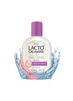 Lacto Calamine Face Moisturizing Lotion for Combination to Normal Skin  Excess Oil Absorbing  Pore Refining Moisturizer Advanced Ceramides Complex 406 Fl Oz120ml 120 ML Oily Skin 