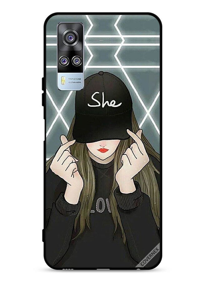 Covernex vivo Y53s 4G Protective Case Cover She On Cap