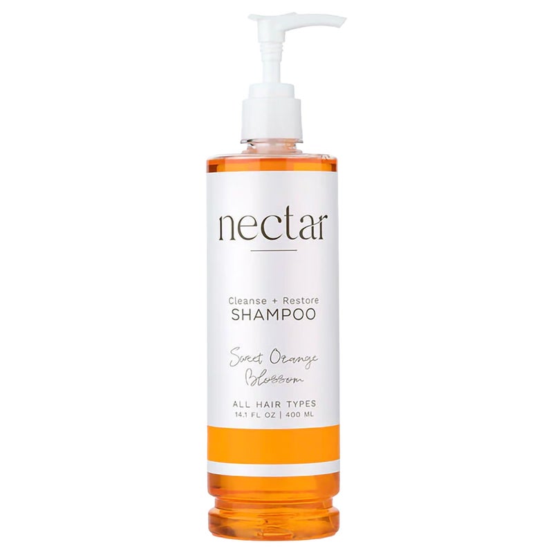 World Amenities Nectar Pump Bottle Hair Shampoo - Orange Blossom Balancing Shampoo with Vitamins and Minerals - Image 1