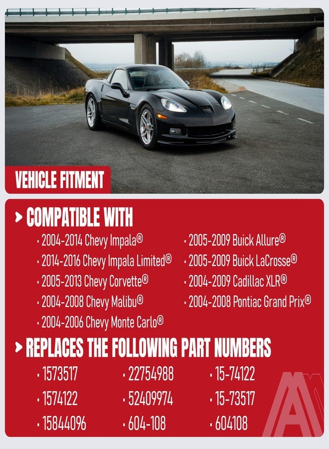 AA Ignition HVAC Air Blend Door Actuator - Replaces 15-73952, 52495593, 89018374, 604-112 - Mode Door Actuator Compatible with Chevy, GMC, Cadillac & Hummer 2003-2014 Models - HVAC Heater Climate Control Actuator - Image 5