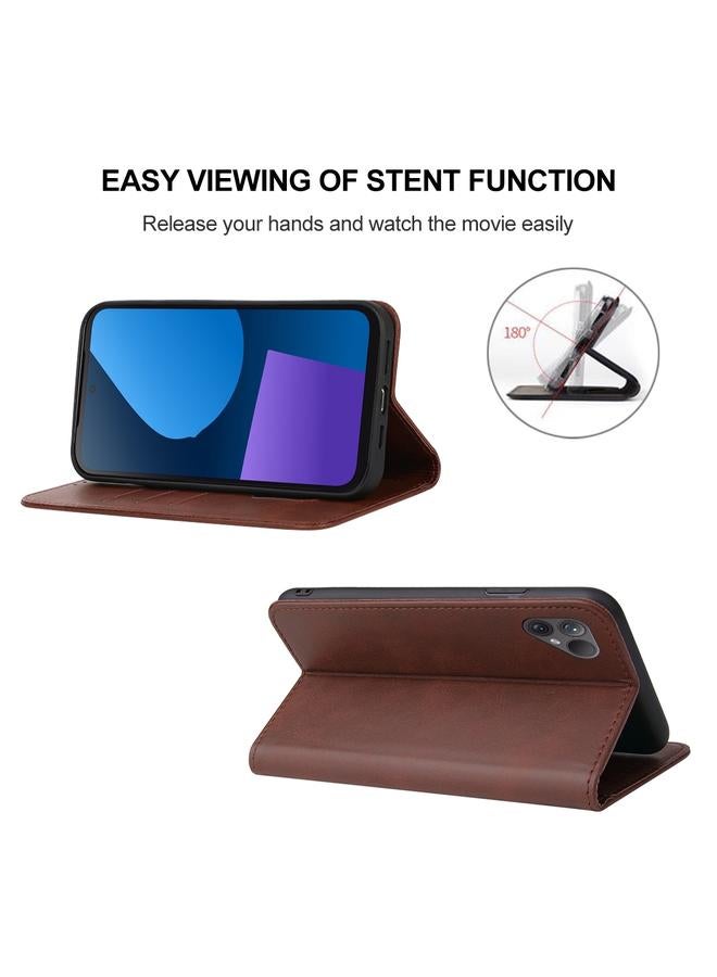 Zaboon Case For Fairphone 5 Magnetic Closure Leather Phone Case - Image 4