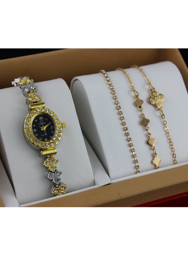 Reclaim with Argireline Women's evening watch set 