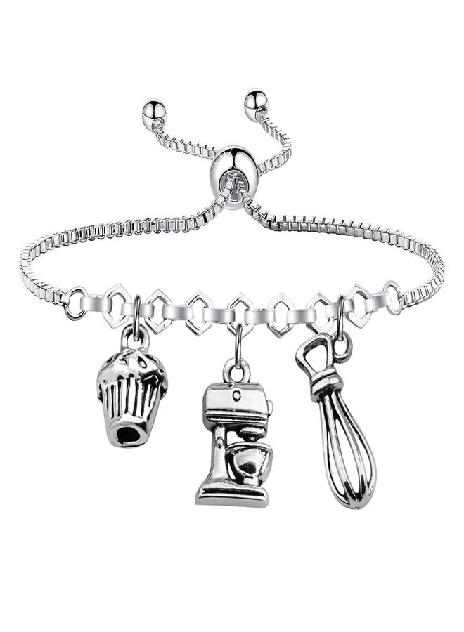 لوجيب بيردجوت سوار خباز من Lywjyb Birdgot، هدية مجوهرات لطلاب فنون الطهي، مجوهرات للخبز (بطاقة خباز) - Image 2