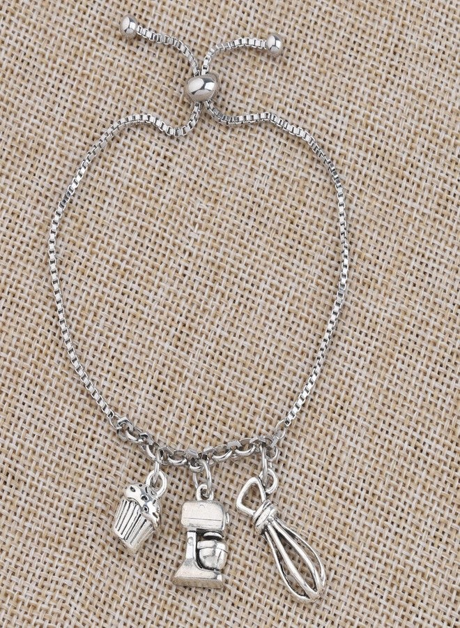 لوجيب بيردجوت سوار خباز من Lywjyb Birdgot، هدية مجوهرات لطلاب فنون الطهي، مجوهرات للخبز (بطاقة خباز) - Image 4