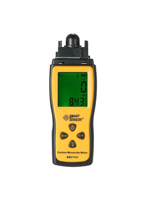 SMART SENSOR Handheld Carbon Monoxide Meter with High Precision CO Gas Tester Monitor Detector Gauge LCD Display Sound and Light Alarm 0-1000ppm