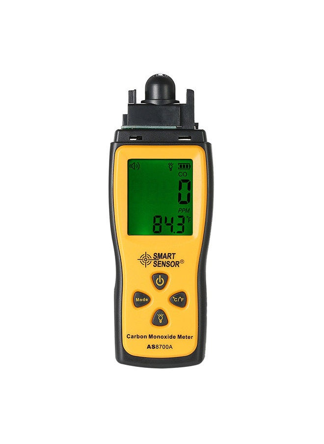 SMART SENSOR - SMART SENSOR Handheld Carbon Monoxide Meter with High Precision CO Gas Tester Monitor Detector Gauge LCD Display Sound and Light Alarm 0-1000ppm - Image 1