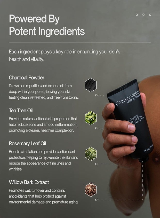 kurniso Cosh Cosmetics Exfoliating Cleanser - Deep Cleansing Facial Exfoliate, Smooths Fine Lines, Improves Skin Textures (5 Fl Oz. - Image 3