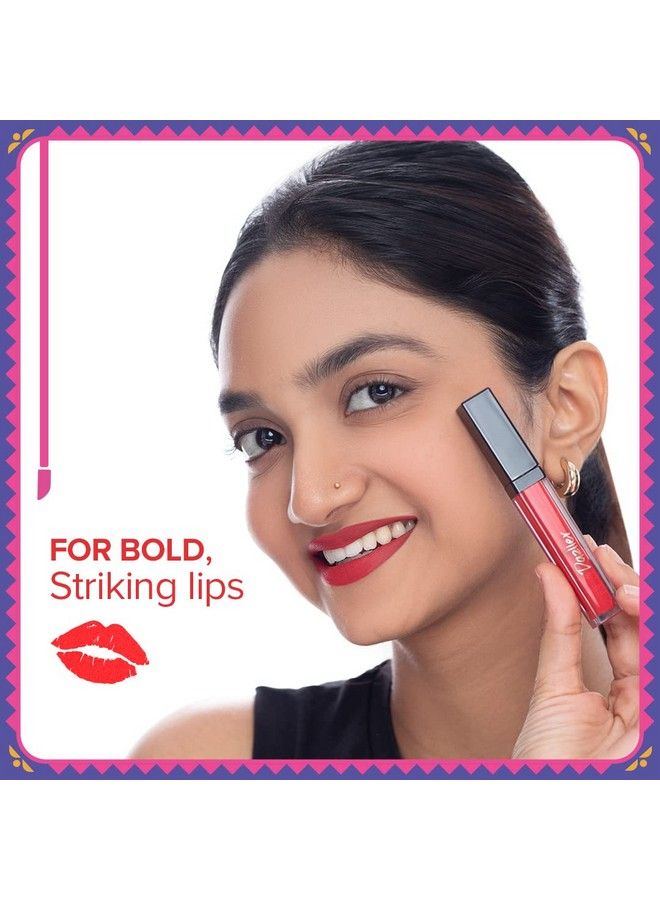 DAZLLER لون شفاه يدوم طوال اليوم 5Gdlc025 كوب بندقي، لمسة نهائية غير لامعة للغاية، يرطب ويرطب، مقاوم للتلطخ، غير قابل للنقل، خفيف الوزن، يبقى لمدة 8 ساعات - Image 5