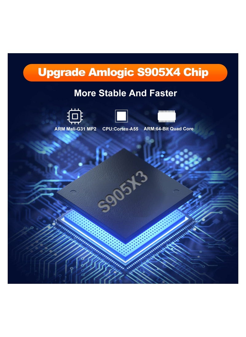 Super Console X4 Plus, Video Game Console Pre-Built-in 60000+Games, Retro Game Console Compatible, with 65+ emulators,EmuELEC 4.6/Android 11.0/CoreE, S905x4, 4K UHD Display, 2 Controllers included - Image 3