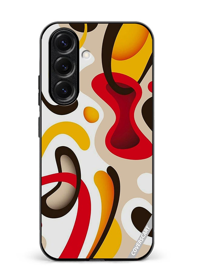 VR CREATIVE Protective Case Cover For Samsung Galaxy S25 Colorful Classy Design Multicolour