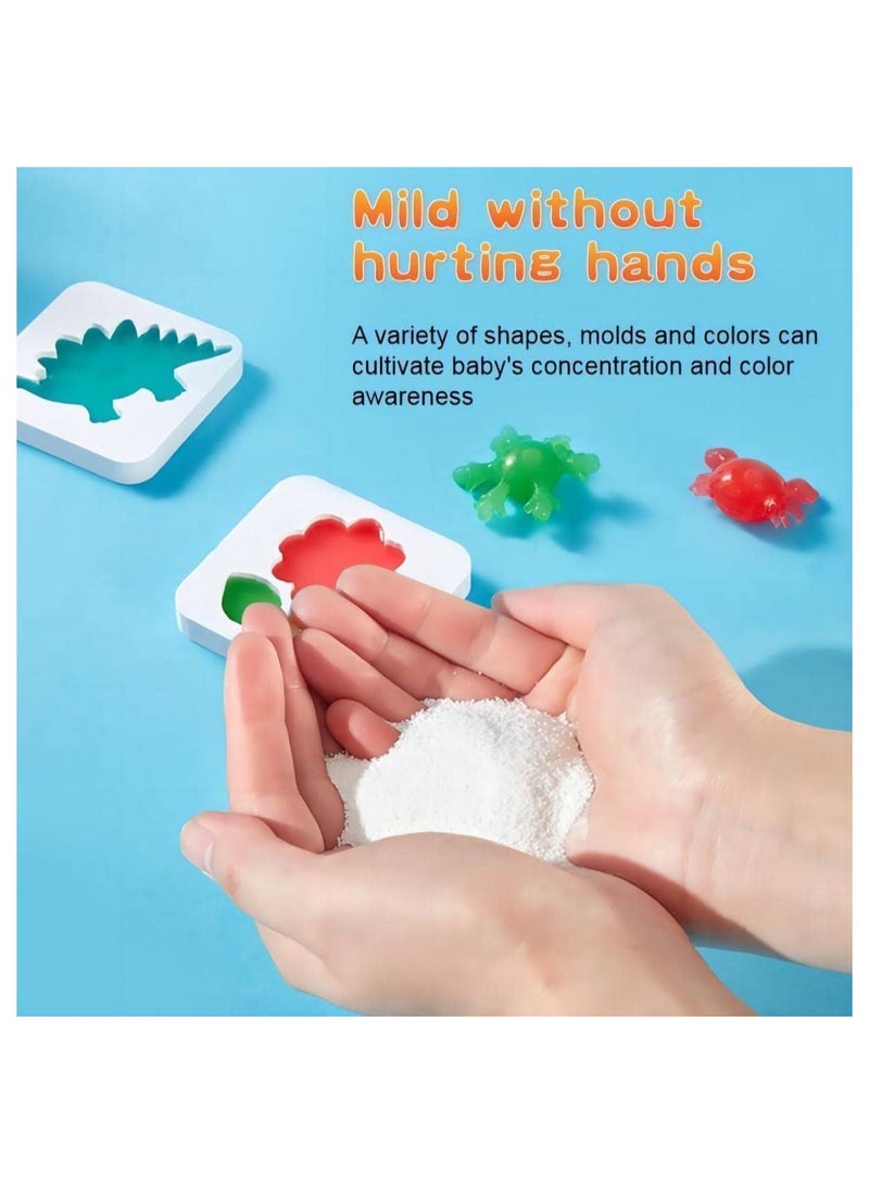 دوبكارت مجموعة ألعاب خرز قزم الماء السحري: مجموعة خرز حيوانات مائية مبتكرة ثلاثية الأبعاد في صندوق من أجل متعة DIY. مثالية للأطفال بعمر 3 سنوات فما فوق للمشاركة في أنشطة المخلوقات والحرف اليدوية. - Image 4