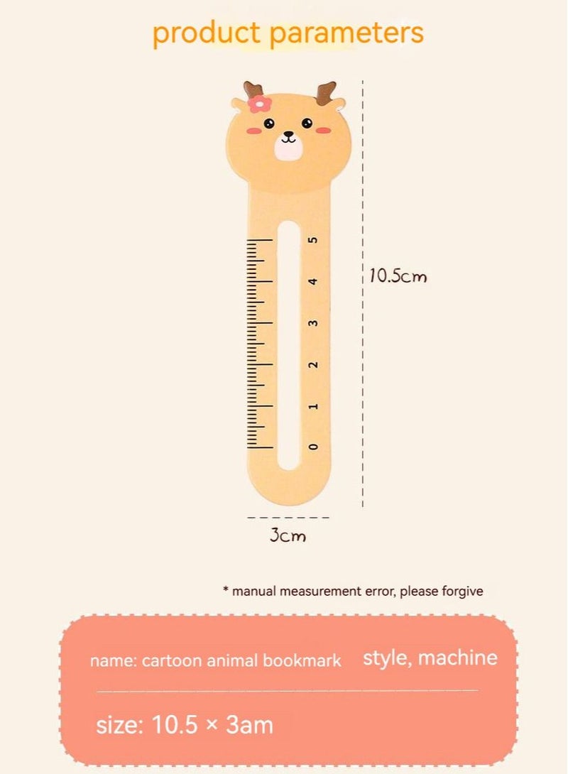 Generic 50-Pieces Bookmark,Ruler Function Bookmark - Image 4
