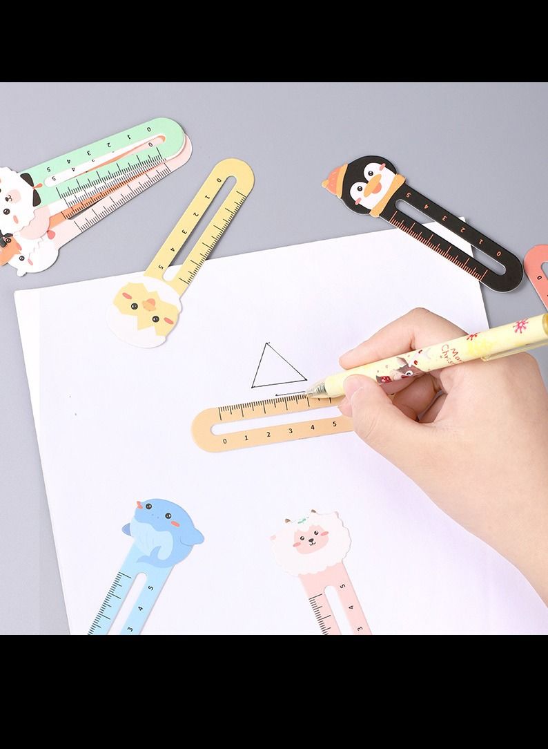 Generic 50-Pieces Bookmark,Ruler Function Bookmark - Image 5