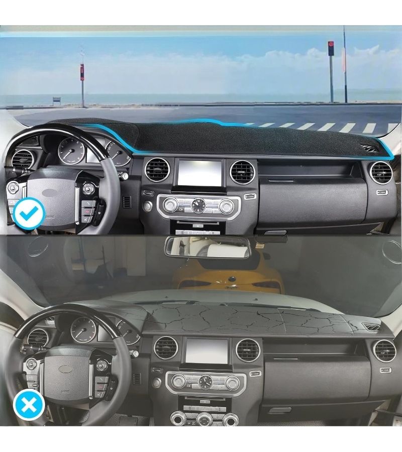 Right Hand Drive Dashboard Cover Black Non Slip For Land Rover Range Rover Sport 2006 2009 - Image 4
