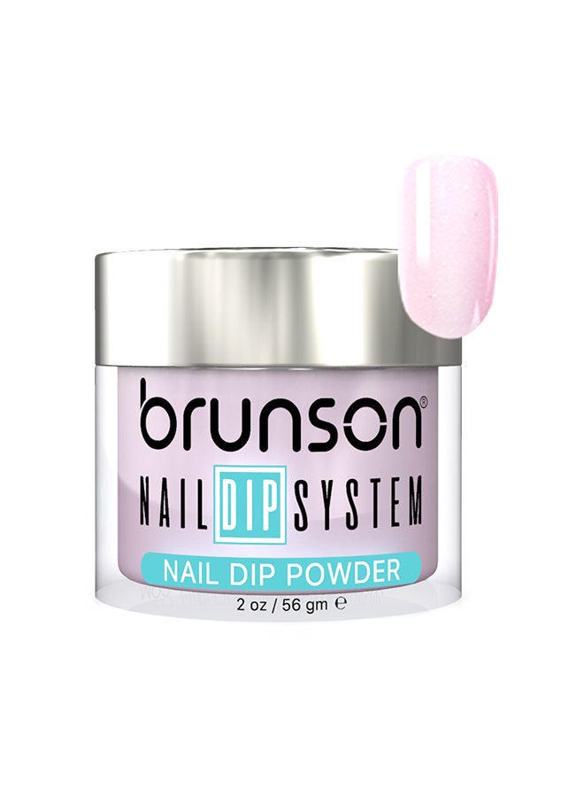 brunson Nail Dip Powder Dip And Buff System Color 56gm, French Nail Art Starter Manicure Salon DIY At Home Odor Free And Long Lasting No Needed Nail Lamp Curing DBK092