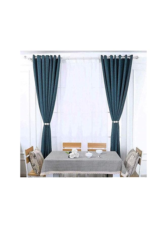 The Bros 4 Pack Magnetic Curtain Tiebacks, Decorative Curtain Holdbacks for Window Décor (Grey)  - Image 5
