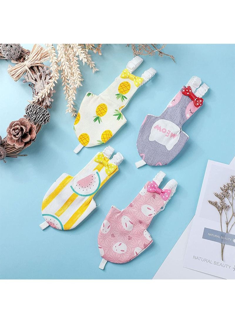 Aikanbo - 2 Piece Bird Diaper Flight Set Liner Washable Reusable Protective Parrot Diaper Clothes Waterproof Inner Layer Diaper Wet Set for Parrot Macaw Partner Parakeet Long-tailed Parakeet - Image 1