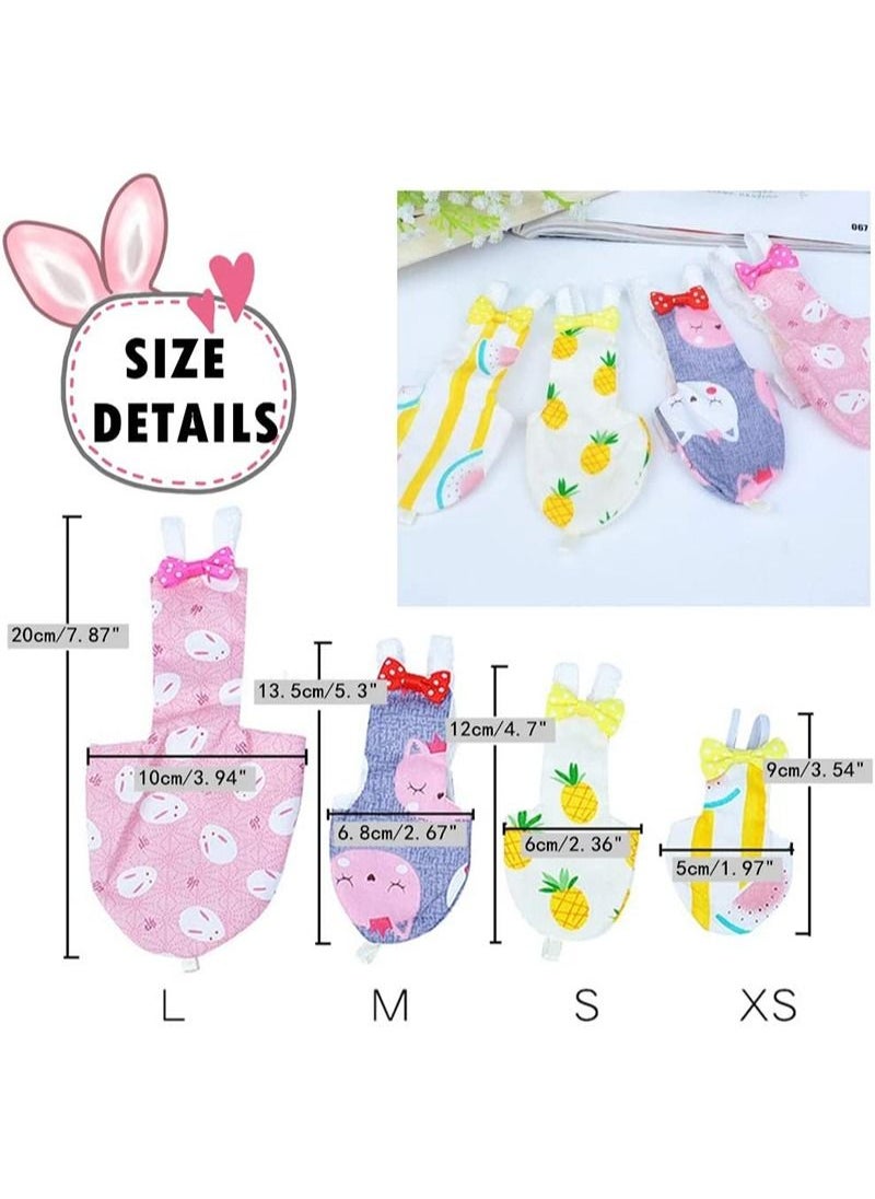 Aikanbo - 2 Piece Bird Diaper Flight Set Liner Washable Reusable Protective Parrot Diaper Clothes Waterproof Inner Layer Diaper Wet Set for Parrot Macaw Partner Parakeet Long-tailed Parakeet - Image 1