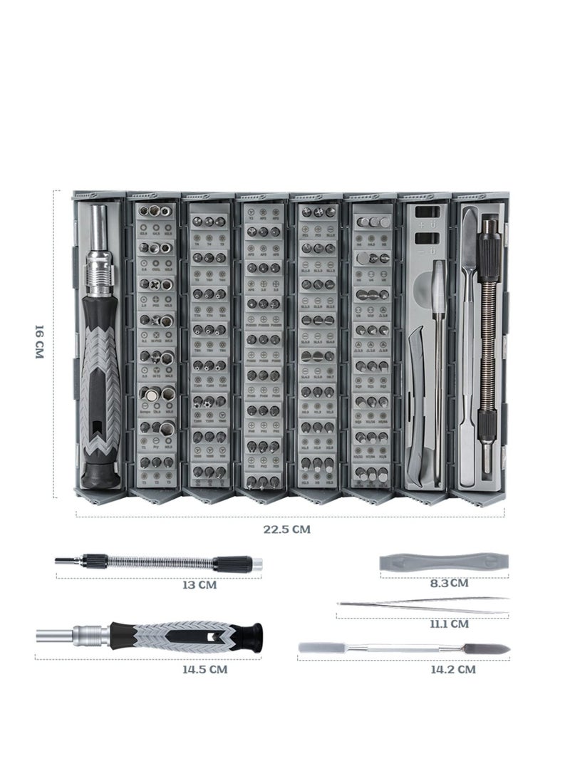 Y&D - 126 in 1 Precision Screwdriver Set Magnetic Driver Kit with Flexible Shaft Electronics Repair Tool for Mobile Phone Watch Computer Camera - Image 1