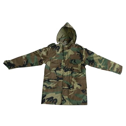 Rothco Kids M-65 Field Jacket W/Liner - Woodland, Small - Image 5