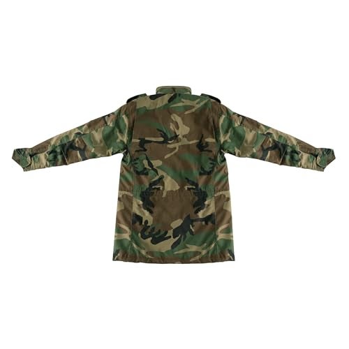 Rothco Kids M-65 Field Jacket W/Liner - Woodland, Small - Image 4