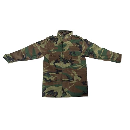 Rothco Kids M-65 Field Jacket W/Liner - Woodland, Small - Image 1