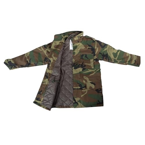 Rothco Kids M-65 Field Jacket W/Liner - Woodland, Small - Image 2