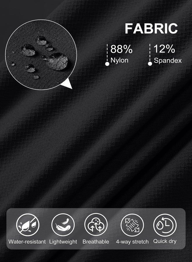 Libin Womens Cargo Hiking Pants Quick Dry Lightweight Elastic Waist Outdoor Travel Casual Athletic Jogging, Black, M - Image 5