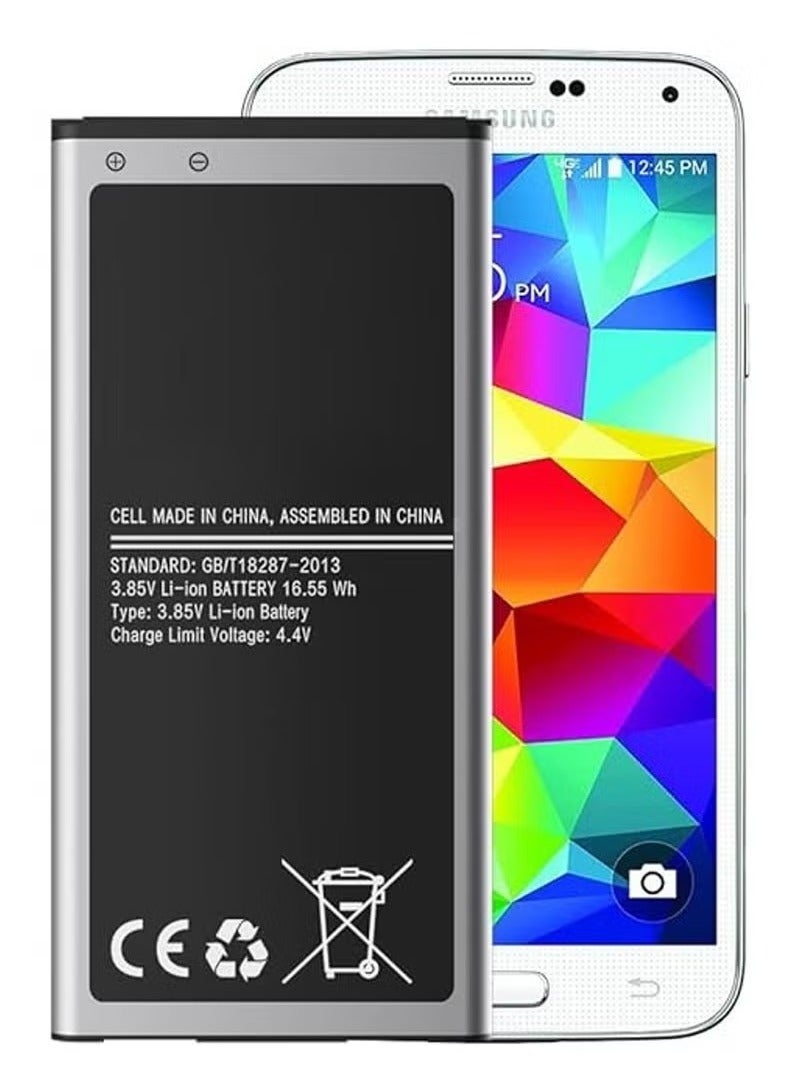 TIGER Galaxy S5 Battery (2023 New Upgraded) – High-Capacity Battery Replacement for Samsung Galaxy S5 EB-BG900BBE, EB-BG900, SM-G900F – 2800mAh Li-ion Battery, Long Life, Safe & Stable Charging, Easy Installation, Reliable Performance - Image 3