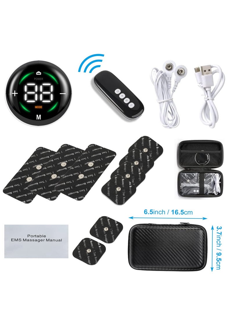 SYOSI - Tens EMS Electronic Sports Muscle Stimulator, Portable Muscle Toning Machine, Dual Channel Electronic Pulse Massager Muscle Massager with10 Modes 39 Level for Abs, Back, Legs, Arms - Image 1