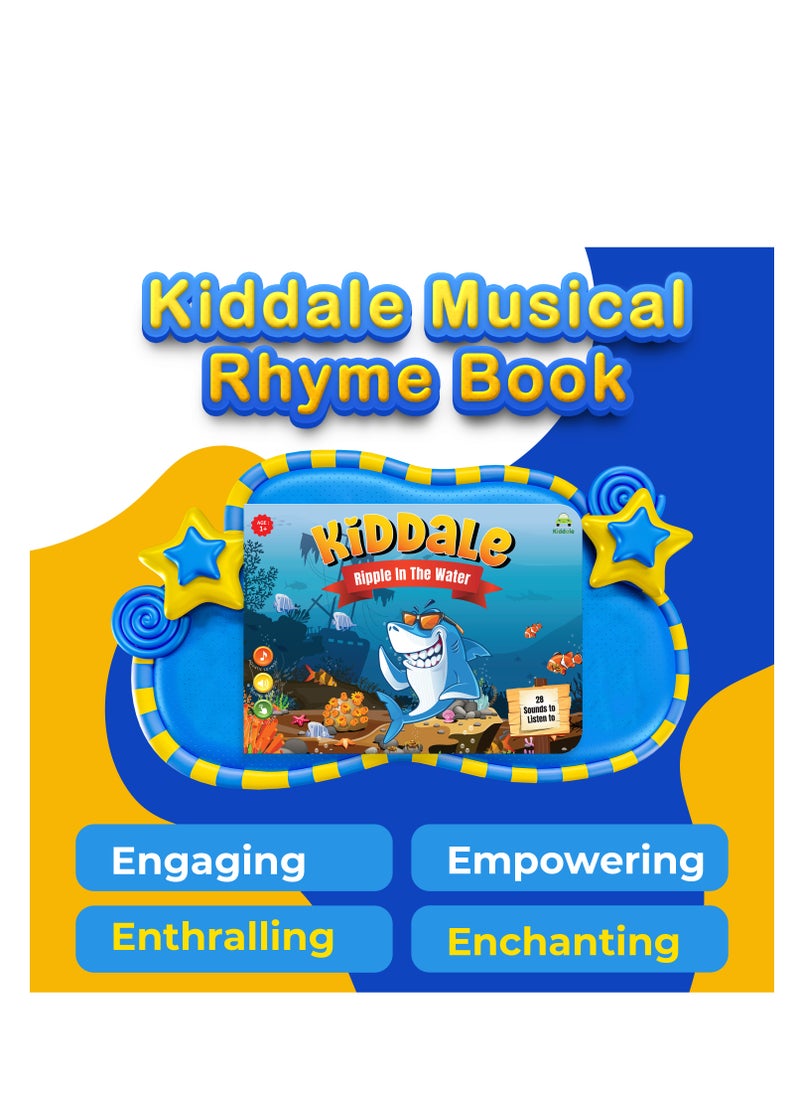 Kiddale - Aquatic Animal Rhymes Musical Sound Book for 1+ Year Olds - Image 1